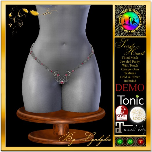 Secret Heart Fitted Panty DEMO