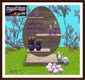 Easter - Purple Easter Egg Shelf