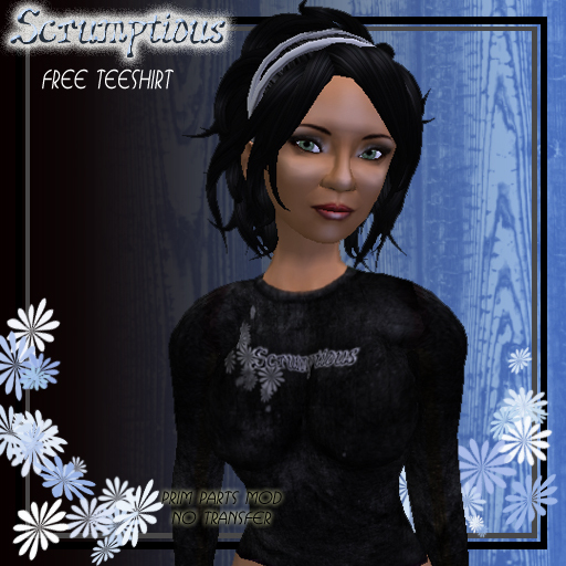 Scrumptious Free Teeshirt (black)
