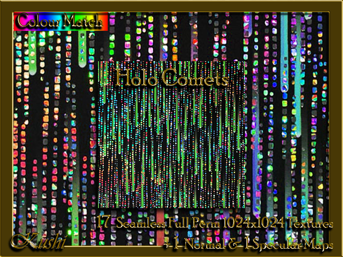 !Kushi! HoloComets Textures -WEAR TO UNPACK