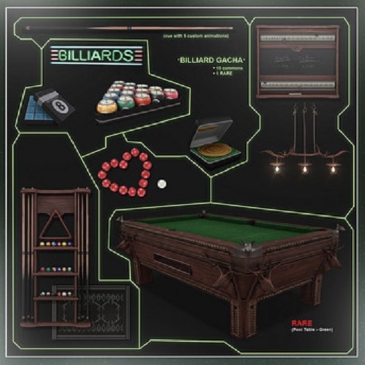 [Con.] Billiard set - Medal