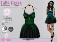 Tulle Dress Burlesque Emerald