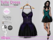 Tulle Dress Burlesque Violet
