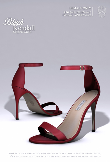 Bleich - Mesh Kendall - Red