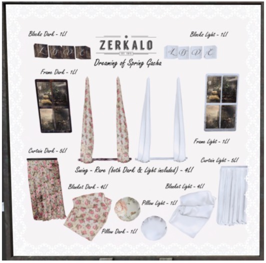 [ zerkalo ] Dreaming of Spring - Swing Dark & Light - RARE