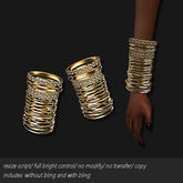 BRACELET LINKED-RTW GOLD    -RYCA-