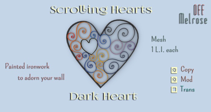 [offM] Scrolling Hearts - Dark Heart