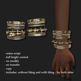 BRACELET SDX GOLD         -RYCA-