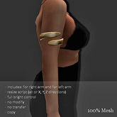 Arm Band NP53 Gold        -RYCA-