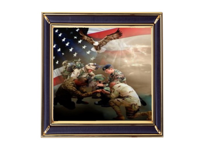 Armed Services in Prayer Picture