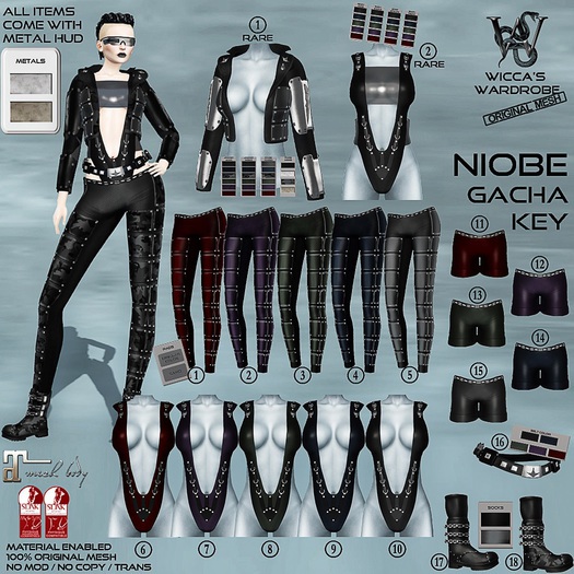 #1 Wicca's Wardrobe - Niobe Jacket (Maitreya) RARE [GACHA]