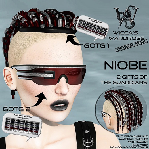 #GOTG2 Wicca's Wardrobe - Niobe Glasses [GACHA]