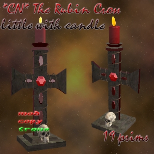 *CN* The Rubin Cross little w candle