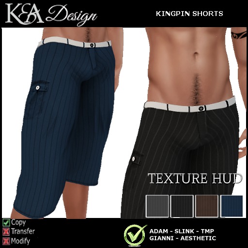 K&A DESIGN (box) - KingPin Shorts
