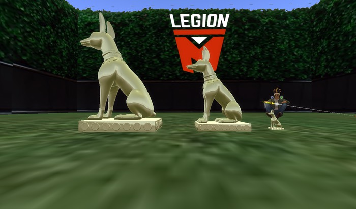 Medium Golden Anubis  Statue