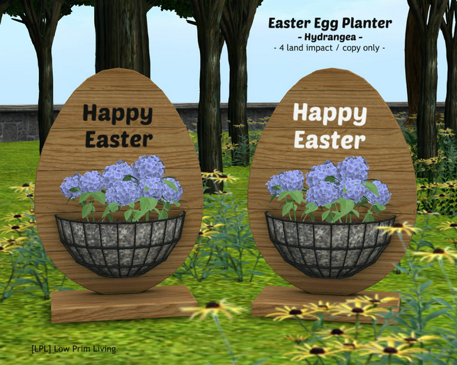 Easter Egg Planter - Hydrangea