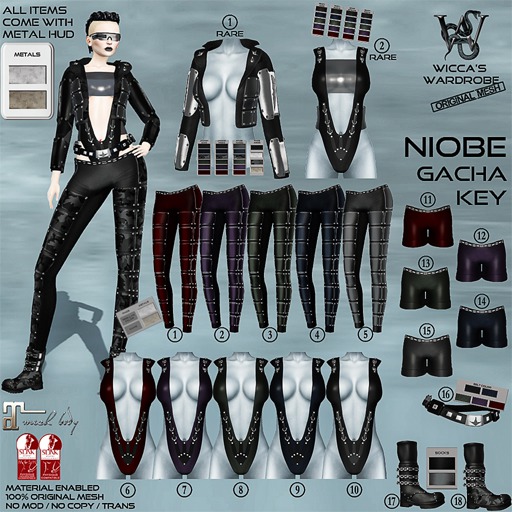 #12 Wicca's Wardrobe - Niobe Shorts [purple] (Maitreya) [GACHA]