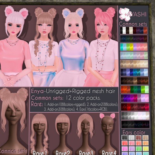 [^.^Ayashi^.^] Enya hair-Green set