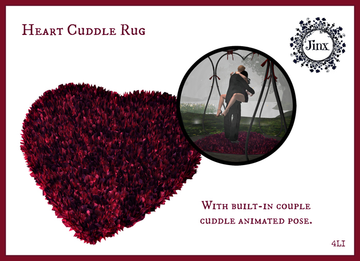 Jinx : Heart Cuddle Rug - Bright - Wear to Unpack