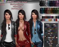 R.F. - Mesh line *Ethia Leather Jacket with hud  (PROMO)