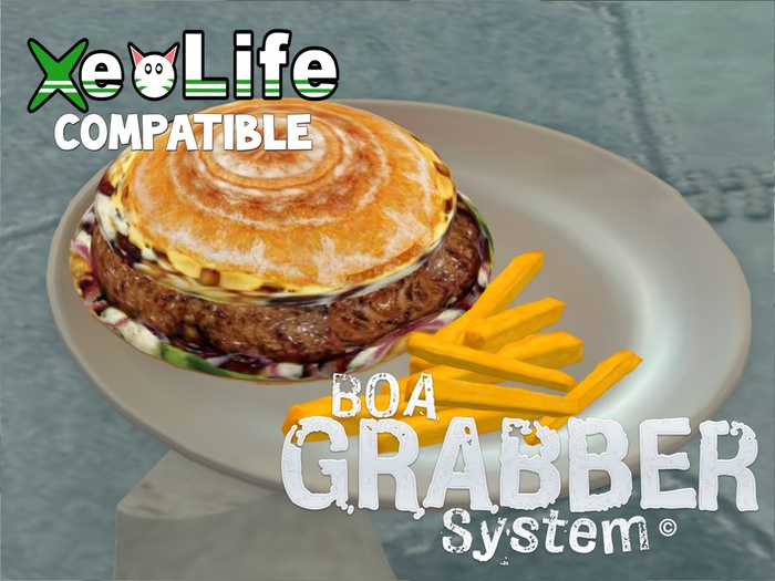 XeoLife Grabber: Hamburger and Fries