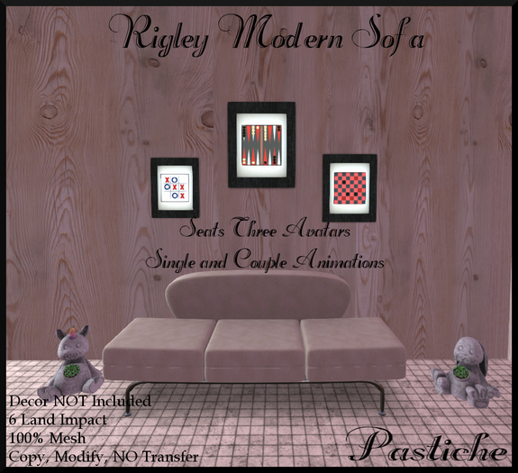 *Pastiche* Rigley Modern Sofa