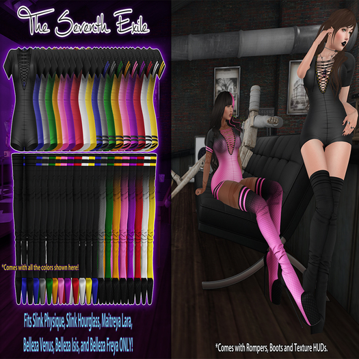 T7E: Justa Romper & Boots - Black