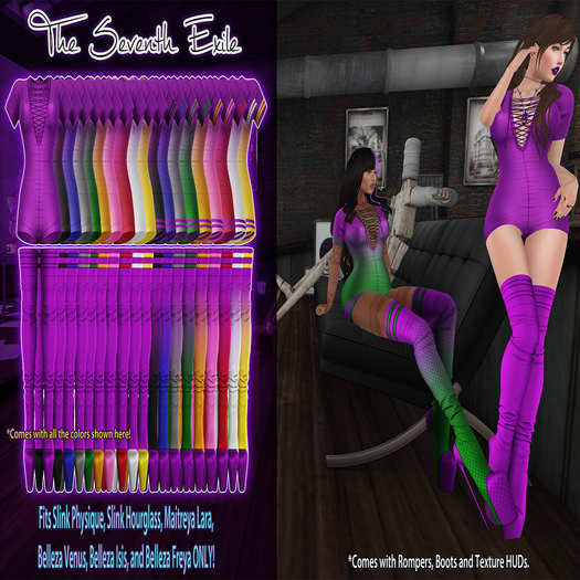 T7E: Justa Romper & Boots - Purple
