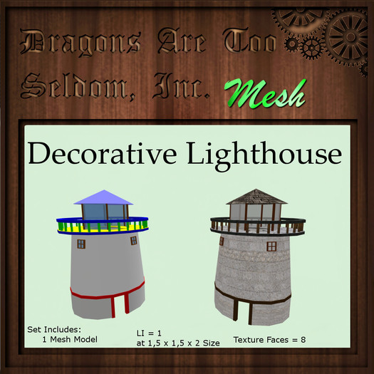 DATSI Mesh - Decorative Lighthouse Set