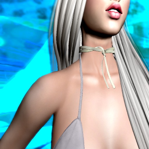 Silk Neck Ribbon Off-White
