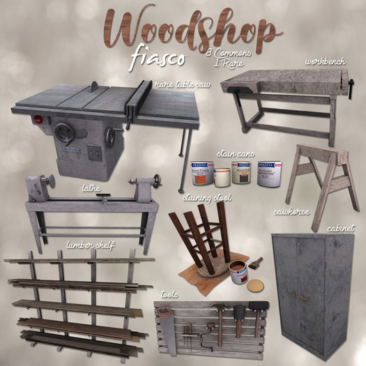 Fiasco - Woodshop Staining Stool
