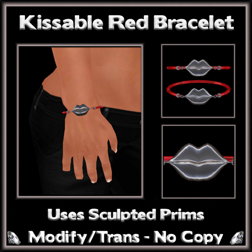 *ICED* Kissable Red Bracelets 