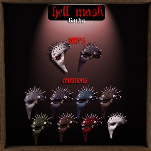 [BODY FACTORY] Hell Mask (Faded-Brown)