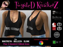 ::TwysteD Knickerz:: Loose Tank Top - BAD ATTITUDE