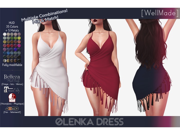 [WellMade] Olenka Dress - HUD 35 Colors