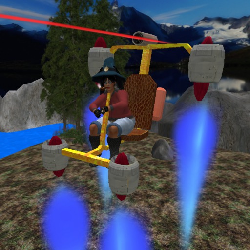 Wearable Jet Cart with Laser