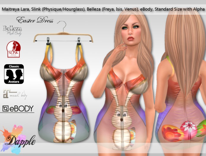 Dapple- Easter Dress- Multi [boxed]