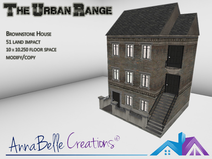 Annabelle Creations - The Urban Range - Brownstone House BOX