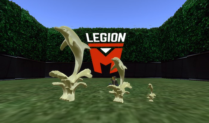 Golden Leaphing Dolphin Trophy