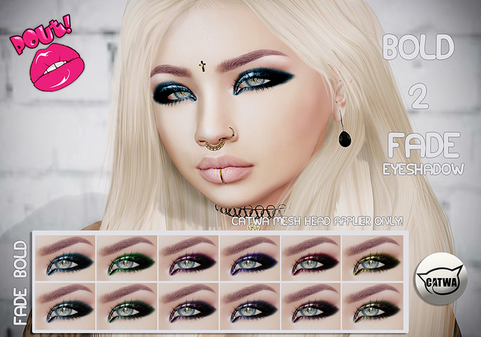 [ POUT!] Bold 2 Fade Eyeshadow -CATWA (wear to unpack)