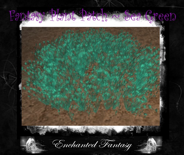 Fantasy Plant Patch ~ Sea Green Patch (Mesh)