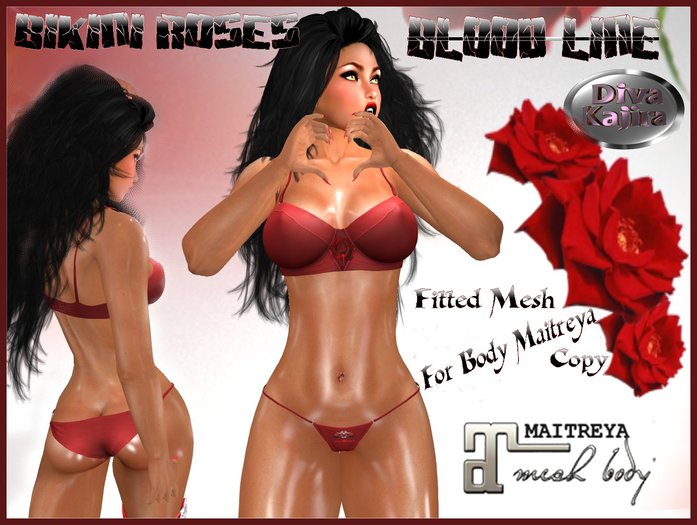 "DK" BIKINI ROSES BLOOD LINE MAITREYA