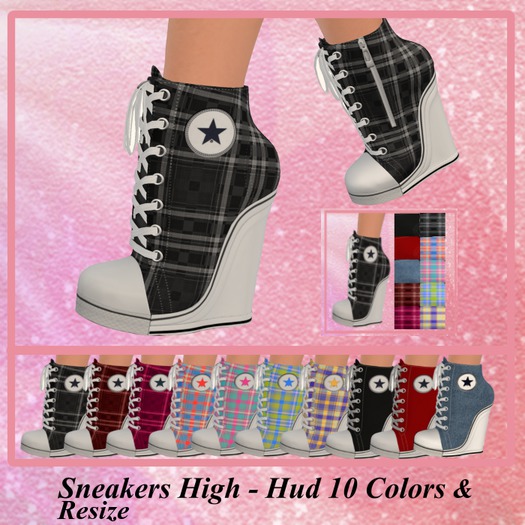 Sneakers  High Hud 10 colors