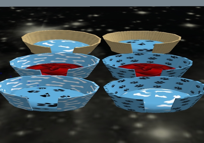 Mw dogs bed set 6 beds