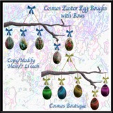 Cosmos Easter Egg Boughs with Bows (BOX)