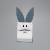 Blue Bunny Mesh Giftbag box