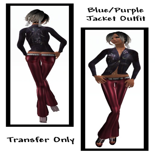 Blue/Purple Jacket Outfit