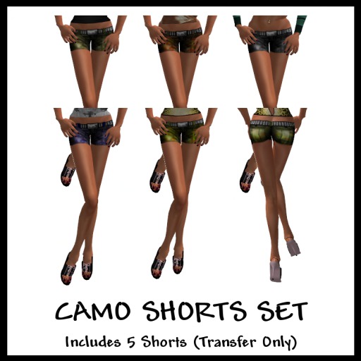 Camo Shorts Set