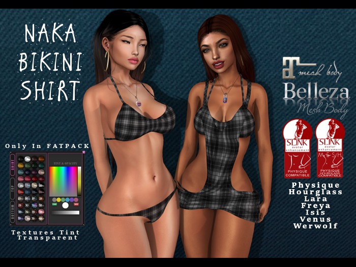 NAKA BIKINI & SHIRT #30 [Single Color]
