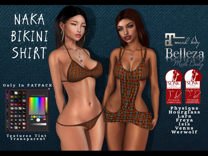 NAKA BIKINI & SHIRT #28 [Single Color]